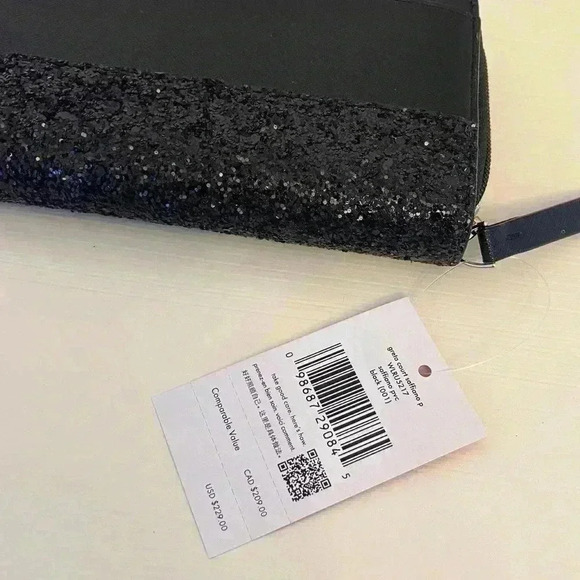 kate spade greta court penny neda wallet black - Picture 4 of 5